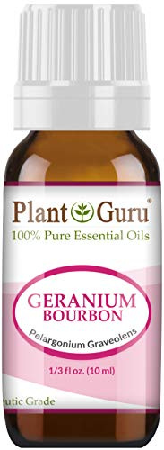 Geranium Bourbon Essential Oil 10 ml 100% Pure Undiluted Therapeutic Grade.