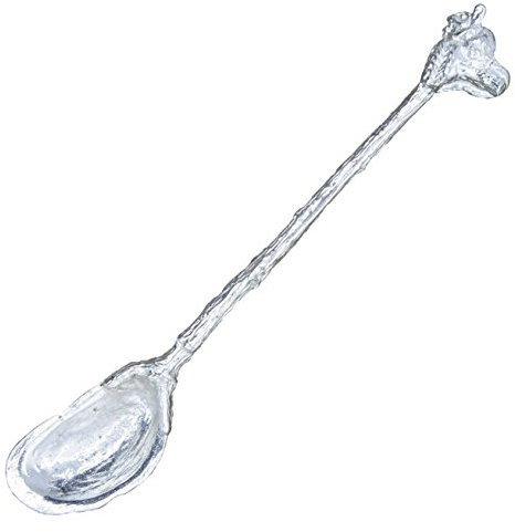 Cuillère à Confiture Moule avec Souris, Fait Main en Etain Fin - Fabrication Francaise