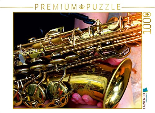 CALVENDO Puzzle Altsaxophon Closeup 1000 Teile Puzzle quer | Lege-Größe cm Foto-Puzzle für glückliche Stunden