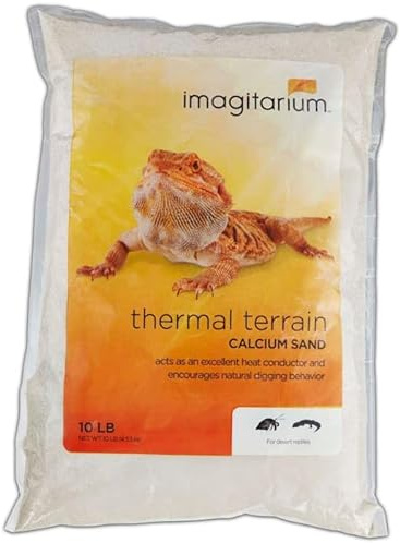 imagitarium White Calcium Reptile Sand 10lbs