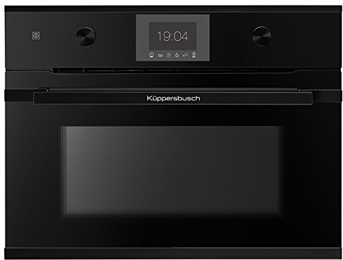 Küppersbusch CBM6350.0S5 Einbau-Kompaktbackofen mit Mikrowelle, Glas/Metall, Schwarz
