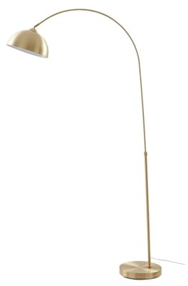 Lindby Lampada da terra (Moderno) colore Oro, in Metallo ad es. Soggiorno & Sala pranzo lampada arco pavimento