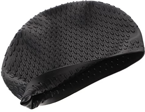 KOMBIUDA wasserdichte Schwimmhaube Für Damen Mit Langem Haar Schutz Für Ohren Ideal Für Schwimmbad Und Freizeitaktivitäten