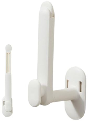 Adhesivo De Gancho De Pared - Hacer De Gancho Y Drapeas Telescópicas | Soporte De La Cortina De Ventana Sin Enrollamiento | Fuerte Percha De Almacenamiento Para Toallas, Ropa, Dormitorios, Baños, Coci