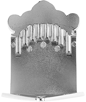 SustVita Decorative 8 String Mandolin Tailpiece with Easy Install Design for Instrument Upgrades and Repair, Improves String Plucking, Zinc Alloy Construction