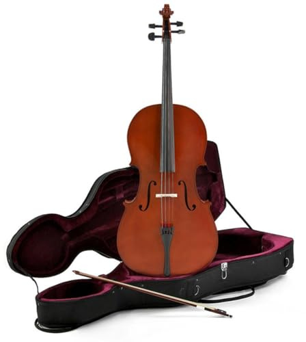 Student 1/2 Size Cello by Gear4music, Natural