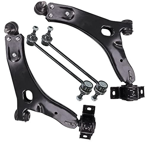 2X Querlenker VORNE LINKS UND RECHTS MIT LAGERBUCHSE UND TRAGGELENK INKL. MUTTERN + 2X KOPPELSTANGE,