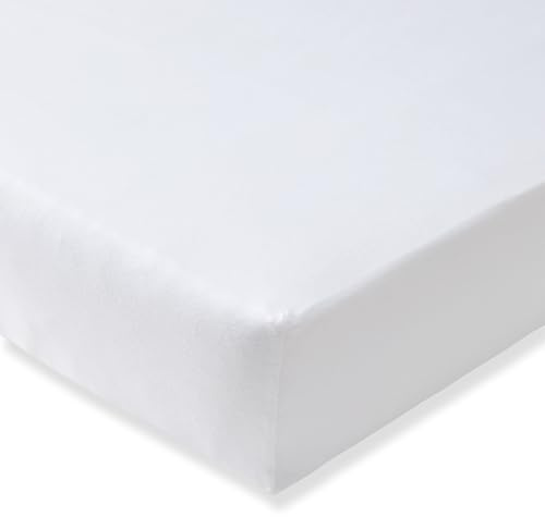 Burt's Bees Baby Essential Organic Cotton Fitted Crib Sheet, Breathable for Boy Girl Standard Crib & Toddler Mattresses