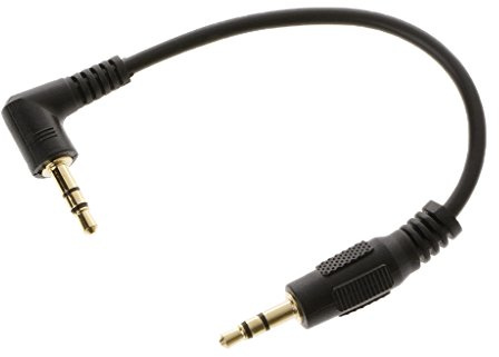 Jenor Câble audio avec prise jack auxiliaire mâle vers mâle 3,5 mm 10 cm