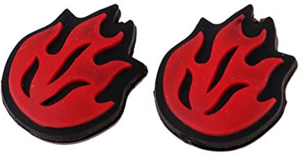 SM SunniMix 1 Paar Lustig Vibrationsdämpfer Tennis Dämpfer - rot