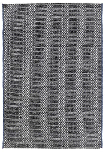 andiamo In- & Outdoor Teppich wetterfest und wasserdurchlässig Flachgewebe Kurzfloor 160 x 230 cm Grau-beige