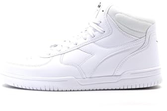 Diadora Raptor Mid, Scarpe da Ginnastica, Unisex - Adulto, Bianco, 44 EU
