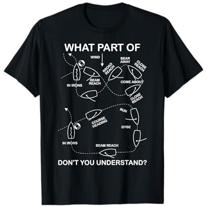 Man Overboard Prodcedure Sailing Ship Sailor T-Shirt