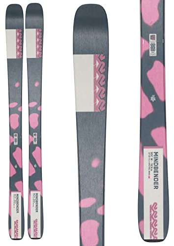 K2 Mindbender 90c W Damen-Ski (ohne Befestigungen) Rosa – Größe 163 – Rosa