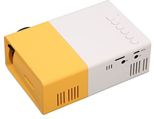 Mini Proyector Portátil de la Película del Proyector, para la Tarjeta de Memoria de Interfaz Multimedia del USB HD, Micro USB o USB C,Smart HD 1080P HiFi, para Ps4 para el