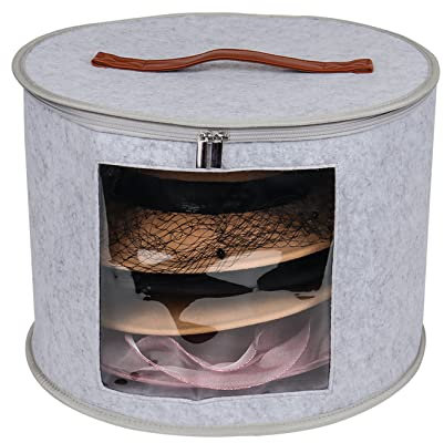 Goklmn Hutschachtel, Hut-Aufbewahrungsbox mit Deckel, Faltbare Hutschachtel für Männer und Frauen, Hutschachtel für alle Arten von Hüten