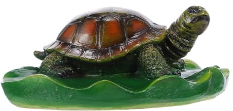 Sosoport Décoration De Bassin Flottante Résine Ornement Artisanal De Tortue Décoration De Fontaine Forme De Tortue