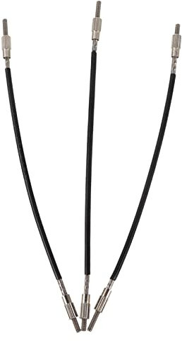 VICASKY 3 Stück Violine Saitenhalterschnur 4/4 Aus Stahldraht Langlebiger Ersatz Für Violinensaitenhalter Stabile Verbindung Für Gleichbleibenden Klang