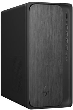 HP Ordenador de sobremesa OmniDesk (AMD Ryzen 7 8700G, 16GB, Wi-Fi 6, 1000GB, Windows 11 Home) - Negro