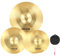 VEVOR Paquete de Platillos, 3 PCS Juego de Platillos de Aleación para Baterías con Hi-hats de 355 mm, Crash de 400 mm, Ride de 505 mm, Baquetas y Funda de Platillos para Baterista, Cobre Brillante