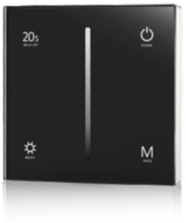 Uxsjakjsd Regulador de Intensidad de CA Triac, Panel Táctil Vidrio Alta Resistencia y Ultrasensible, Modo Atenuación 86 W para Lámparas LED Regulables de CA de 110 V A 230 V, Atenuación B