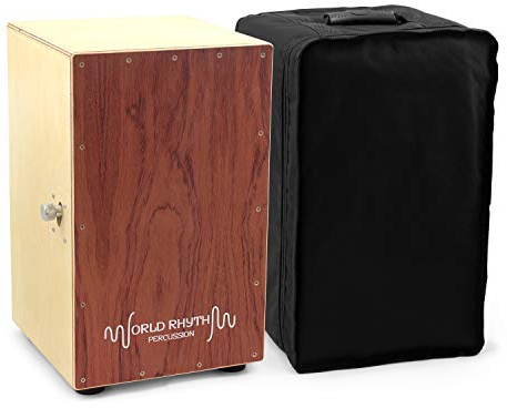 World Rhythm - Cajón In Legno Naturale, dark Wood