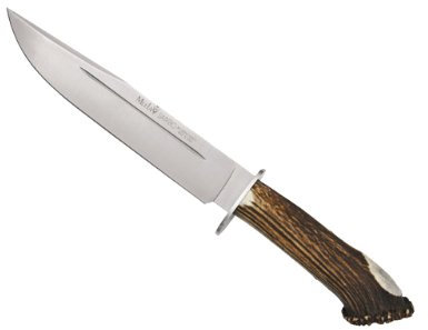 Muela Unisex – Erwachsene Sarrio, Hirschhorn Messer, Silber, one Size