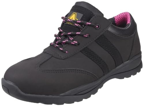 Amblers Safety Female FS706 Sophie Safety Trainer, Black, Size UK 9