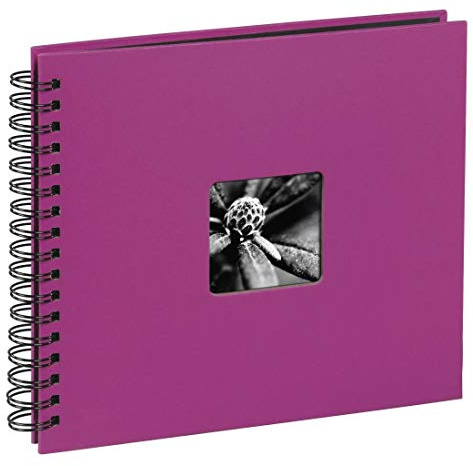 Hama | 36 x 32 cm Fine Art Spiralbound Album | 300 Photos | Pink 00010608