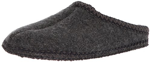 HAFLINGER Alaska AS Unisex Classic Slippers, Grey, 39EU