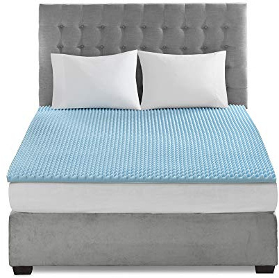 Sleep Philosophy - Topper de Espuma de Memoria de Gel de 3,8 cm, Completo