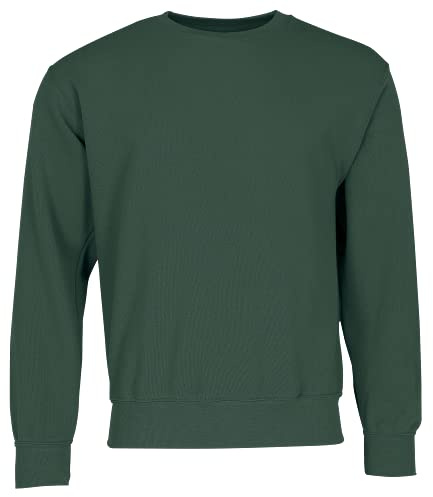 Fruit of the Loom Men's Set-In Classic Sweater, Bottle Green, Large