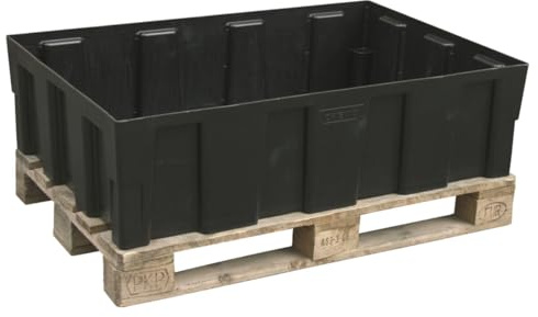 CEMO 8276 PE-Auffangwanne, schwarz, 250 L