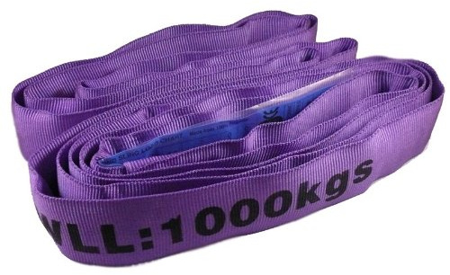 Circular Lifting Sling 1 Tonne (2 Metre EWL) - Lifting Sling, Tow Strap, Cargo Sling, Rated Strap