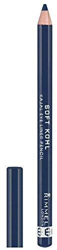 Rimmel Soft Kohl Kajal Professional Eyeliner Pencil, Denim Blue, 1.2 grams