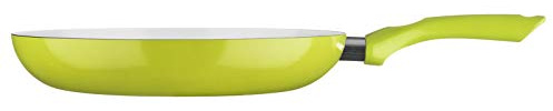 Premier Housewares Ecocook Ceramic Non Stick Frying Pan, Lime Green - 30cm