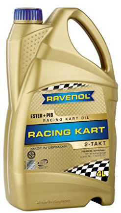 Aceite RAVENOL Racing Kart 2T - 4 L | Lubricante de competicion para motores de dos tiempos | Totalmente sintético