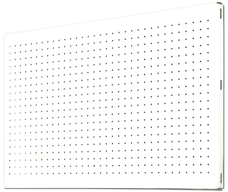 SimonRack Werkzeugwand,90x40x3,5 cm, Metall-Lochwand, Halterungen, Montagematerial, Weiss