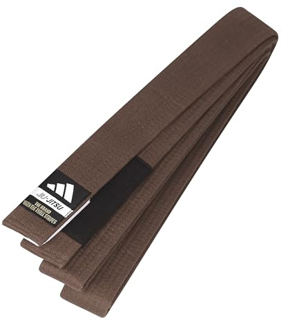 adidas Cinturones brasileños Jiu Jitsu Rank, tamaño A2, marrón/Negro