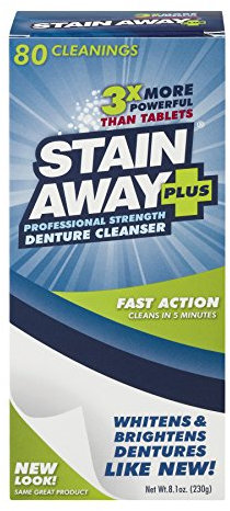 STAIN-AWAY Plus Zahnprothesenreiniger, 238 ml