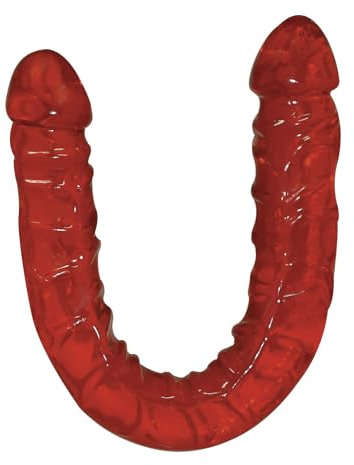 You2Toys Doppel-Dildo- flexibler Dildo mit zwei Enden, Double Dong für Frauen, Männer und Paare, in Rot