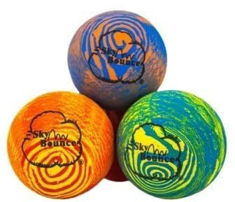 Sky Bounce® Bälle Rainbow Color Gummi Handball für Recreational (Hand Ball), Stickball, Racquetball, fangen, Apportieren, und viele mehr Spiele 2 1/10,2 cm Durchmesser Premium hohl (12 Stück)