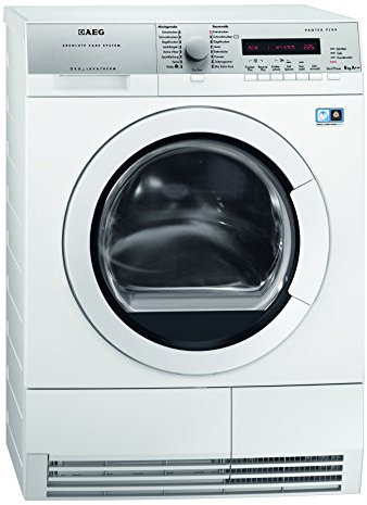 AEG T77684EIH Sèche-linge avec pompe à chaleur - Efficacité énergétique A+++ - 177 kWh/an - 8 kg - Blanc - Silent System