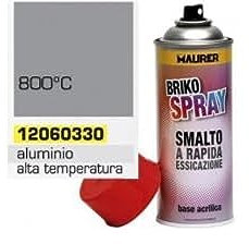 MAURER - Spray Pintura Resistente Altas Temperaturas Aluminio 400 ml.