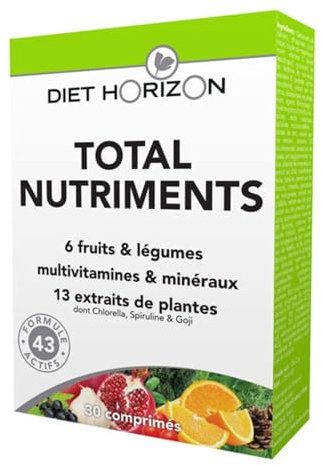 Diet Horizon Total Nutriments 30 Comprimes