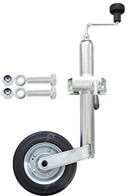 The Drive | Stützrad 150kg | für PKW Anhänger | Ø 48mm mit Klemmhalter | inkl. Anbausatz