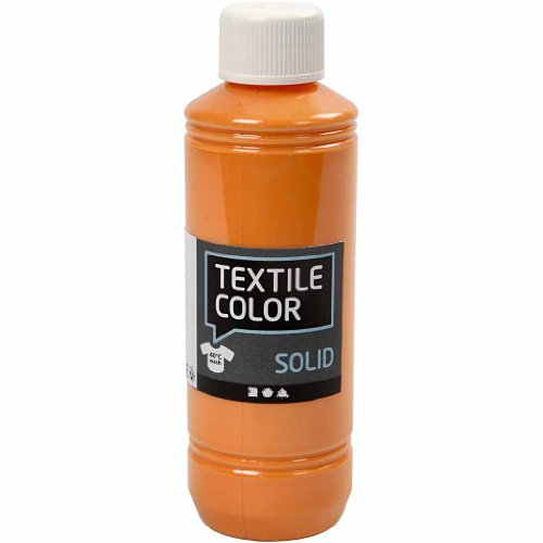 Textile Solid, orange, deckend, 250ml