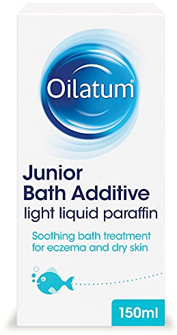 Oilatum Junior Bath Additive, Eczema and Dry Skin Emollient, Soothing and Hydrating Formula for Sensitive, Itchy Skin, Dermatologist Recommended Relief for Kids, 1 x 150ml