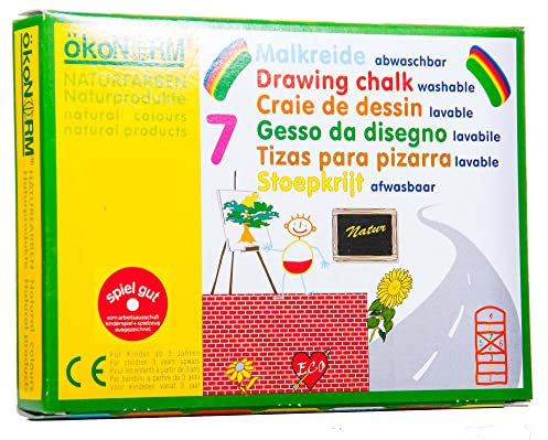Unbekannt ökoNORM (Oekonorm) Zeichenkreide, 7 Farben, 75015