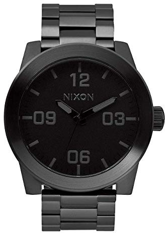 Nixon Armbanduhr Corporal Edelstahl All Black